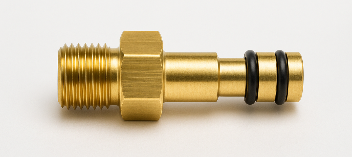 BRASS AIR RIFLE FILL PROBE